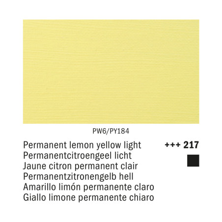 Amsterdam Acrylic 217 Giallo Limone Permanente Chiaro | Royal Talens