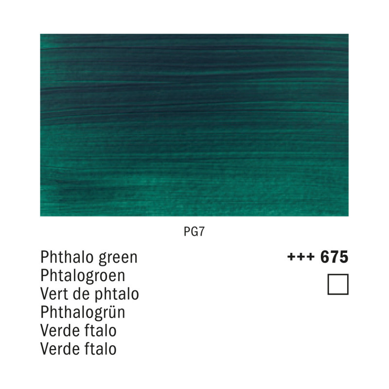 Amsterdam Acrylic 675 Verde Ftalo | Royal Talens