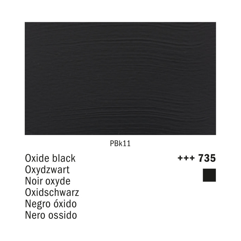 Amsterdam Acrylic 735 Nero Ossido | Royal Talens