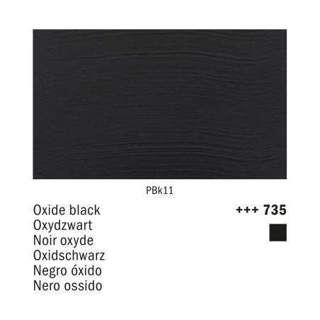 Amsterdam Acrylic 735 Nero Ossido | Royal Talens