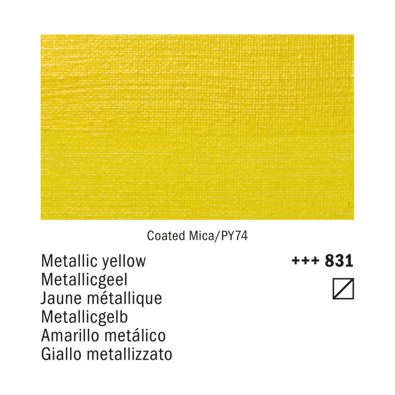 Amsterdam Acrylic 831 Giallo Metallizzato | Royal Talens