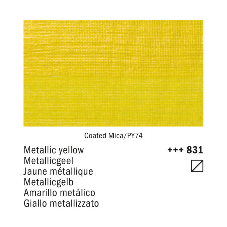 Amsterdam Acrylic 831 Giallo Metallizzato | Royal Talens
