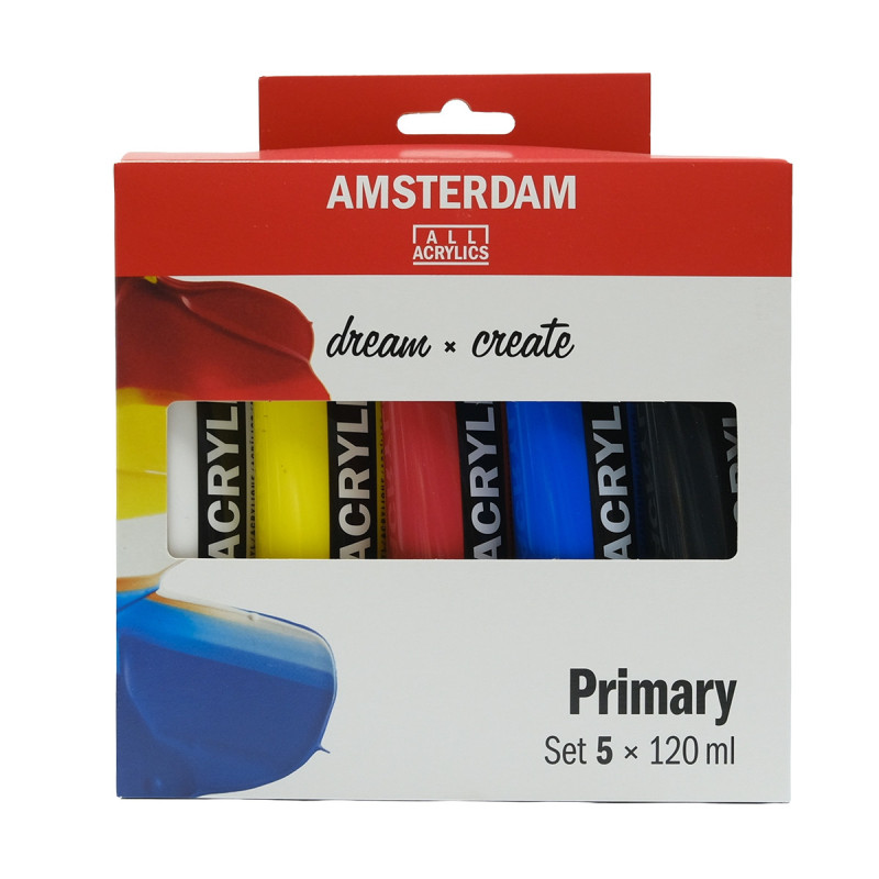 Amsterdam Acrylic Set Colori Primari | Royal Talens