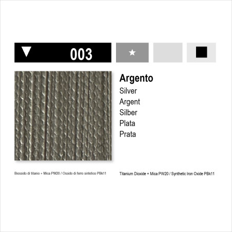 MAIMERI ACRILICO - 003 ARGENTO
