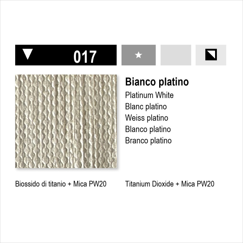 MAIMERI ACRILICO - 017 BIANCO PLATINO