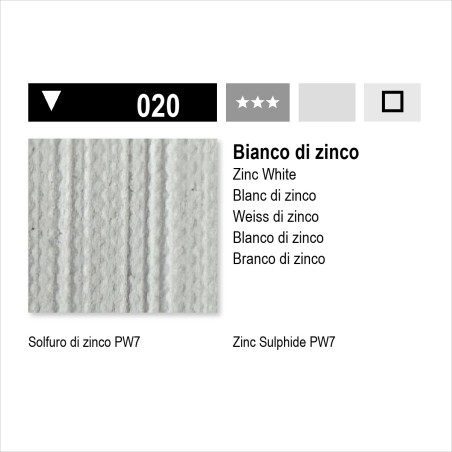 MAIMERI ACRILICO - 020 BIANCO DI ZINCO