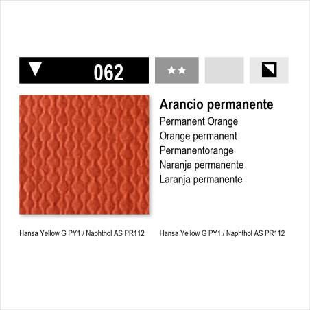 MAIMERI ACRILICO - 062 ARANCIO PERMANENTE