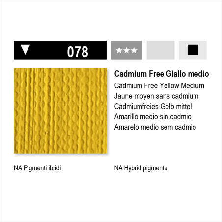 MAIMERI ACRILICO - 078 CADMIUM FREE GIALLO MEDIO