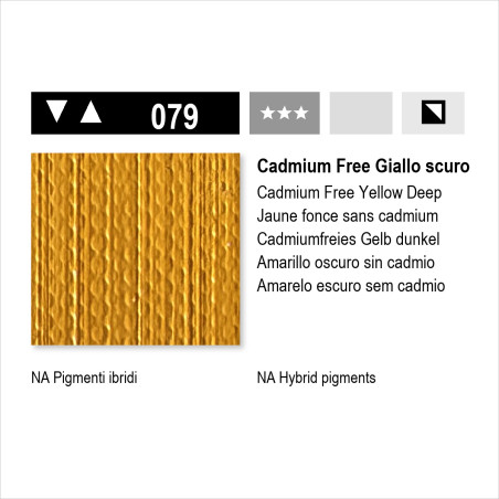 MAIMERI ACRILICO - 079 CADMIUM FREE GIALLO SCURO