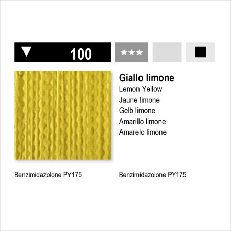 MAIMERI ACRILICO - 100 GIALLO LIMONE