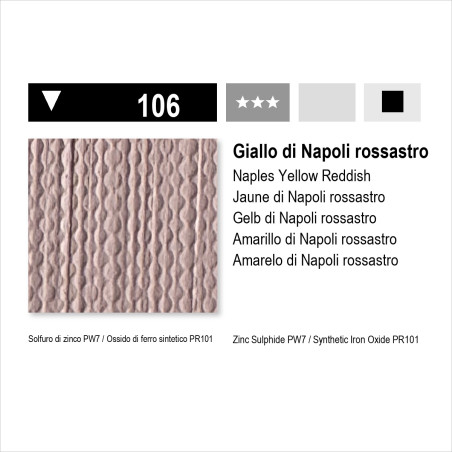 MAIMERI ACRILICO - 106 GIALLO DI NAPOLI ROSSASTRO
