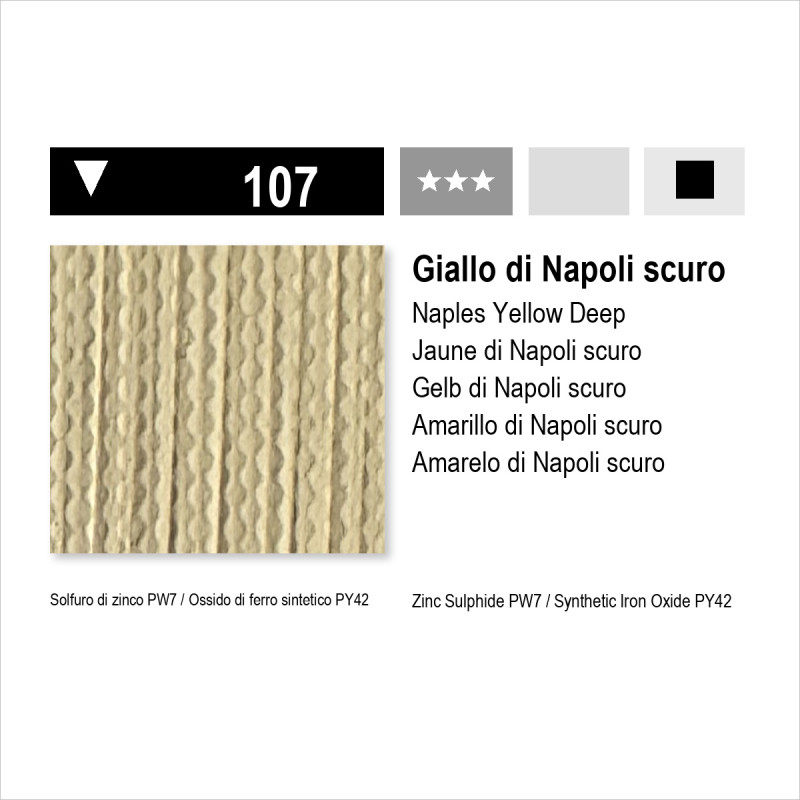 MAIMERI ACRILICO - 107 GIALLO DI NAPOLI SCURO