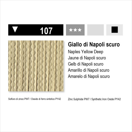 MAIMERI ACRILICO - 107 GIALLO DI NAPOLI SCURO