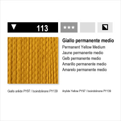 MAIMERI ACRILICO - 113 GIALLO PERMANENTE MEDIO