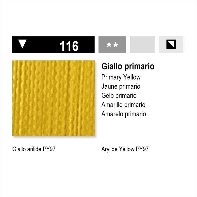 MAIMERI ACRILICO - 116 GIALLO PRIMARIO