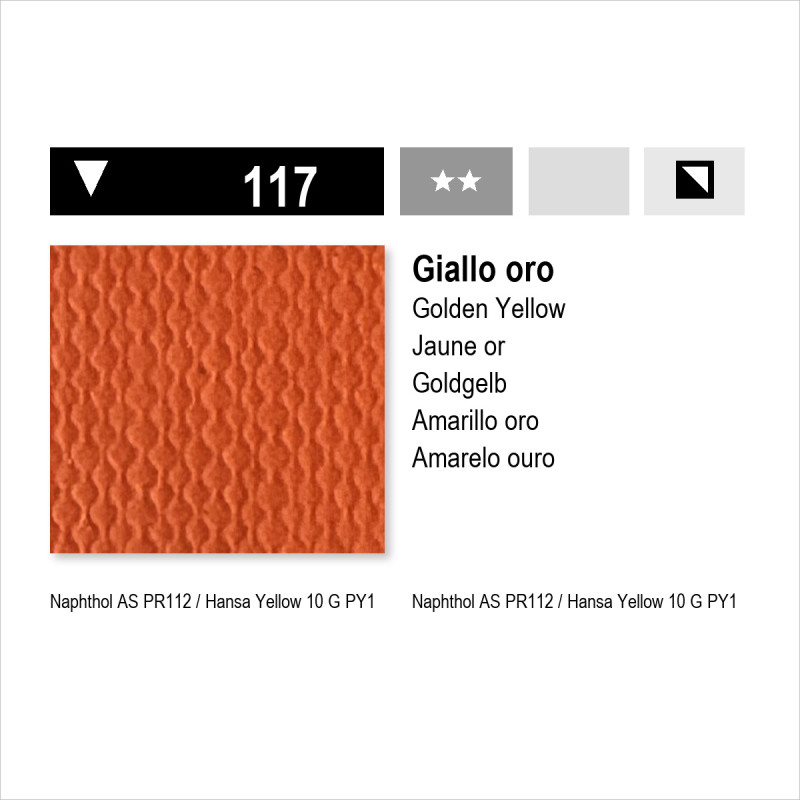 MAIMERI ACRILICO - 117 GIALLO ORO