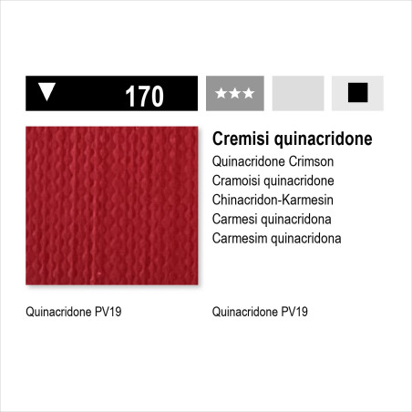 MAIMERI ACRILICO - 170 CREMISI QUINACRIDONE