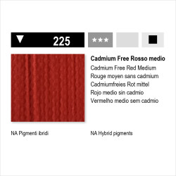MAIMERI ACRILICO - 225 CADMIUM FREE ROSSO MEDIO