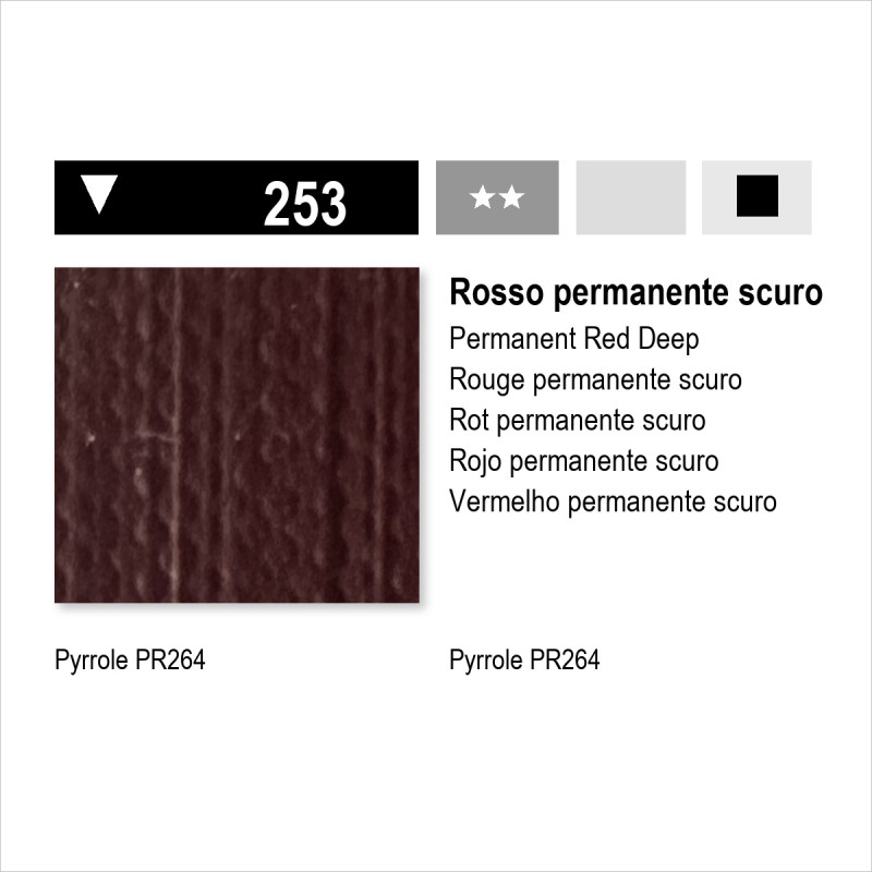 MAIMERI ACRILICO - 253 ROSSO PERMANENTE SCURO