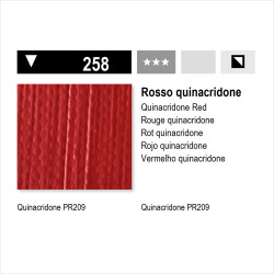 MAIMERI ACRILICO - 258 ROSSO QUINACRIDONE