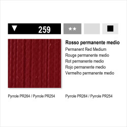 MAIMERI ACRILICO - 259 ROSSO PERMANENTE MEDIO