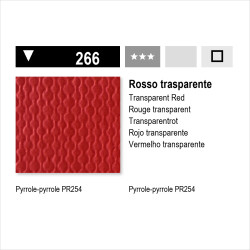 MAIMERI ACRILICO - 266 ROSSO TRASPARENTE