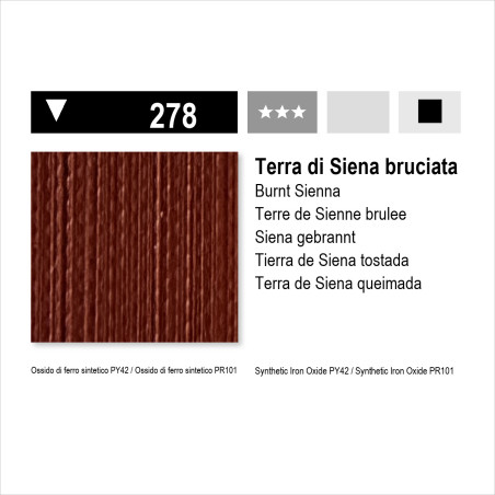 MAIMERI ACRILICO - 278 TERRA DI SIENA BRUCIATA