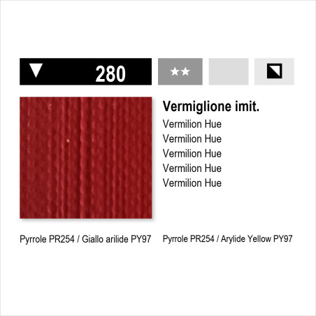 MAIMERI ACRILICO - 280 VERMIGLIONE IMIT