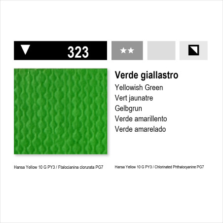 MAIMERI ACRILICO - 323 VERDE GIALLASTRO