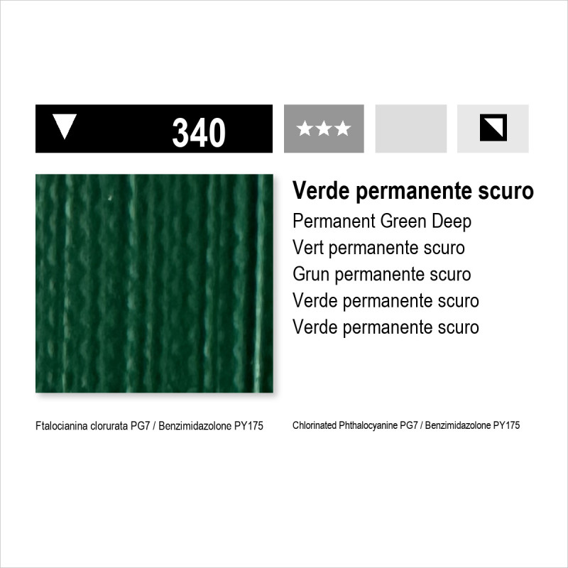 MAIMERI ACRILICO - 340 VERDE PERMANENTE SCURO