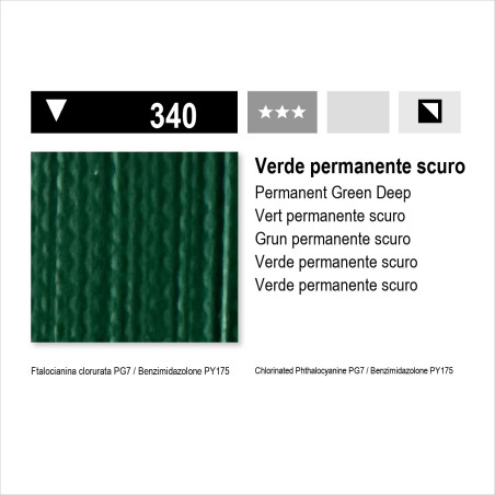 MAIMERI ACRILICO - 340 VERDE PERMANENTE SCURO