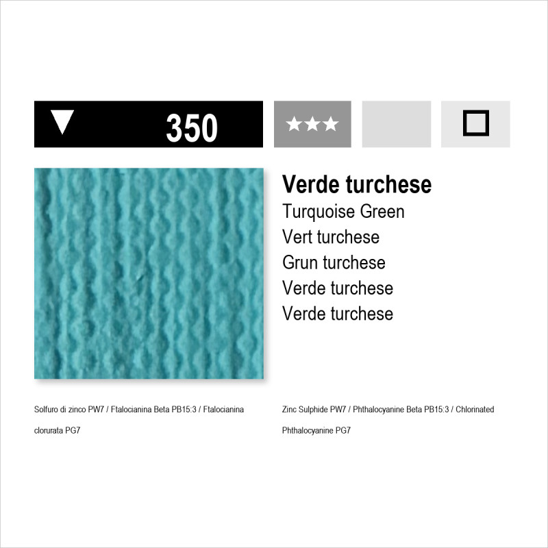 MAIMERI ACRILICO - 350 VERDE TURCHESE