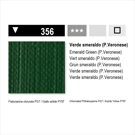 MAIMERI ACRILICO - 356 VERDE SMERALDO P VERONESE
