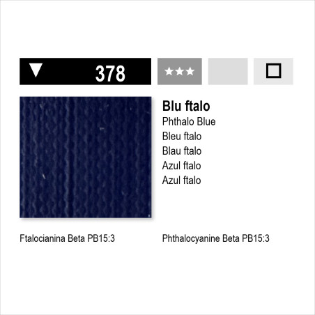 MAIMERI ACRILICO - 378 BLU FTALO