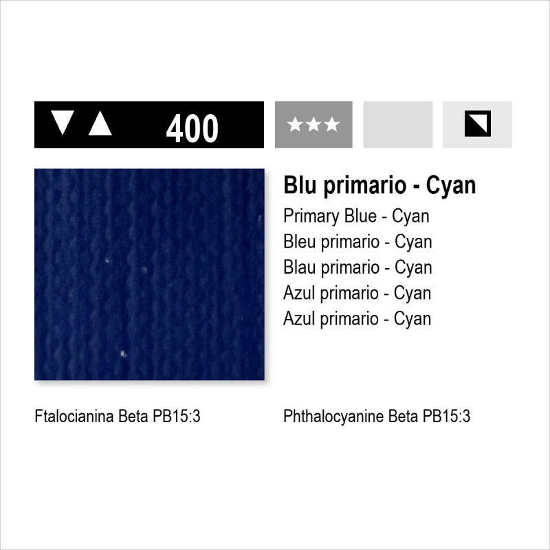MAIMERI ACRILICO - 400 BLU PRIMARIO CYAN