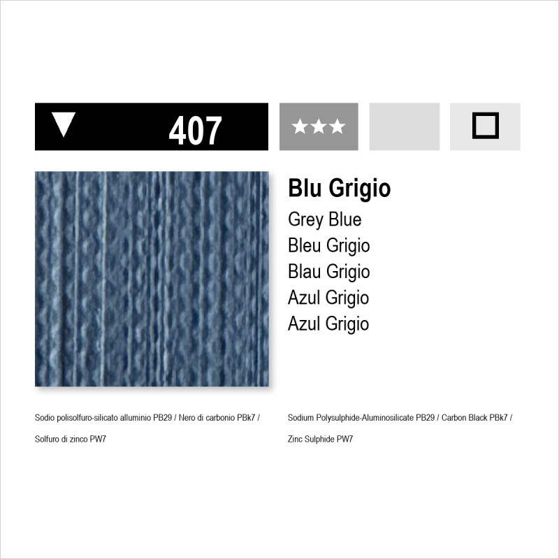 MAIMERI ACRILICO - 407 BLU GRIGIO
