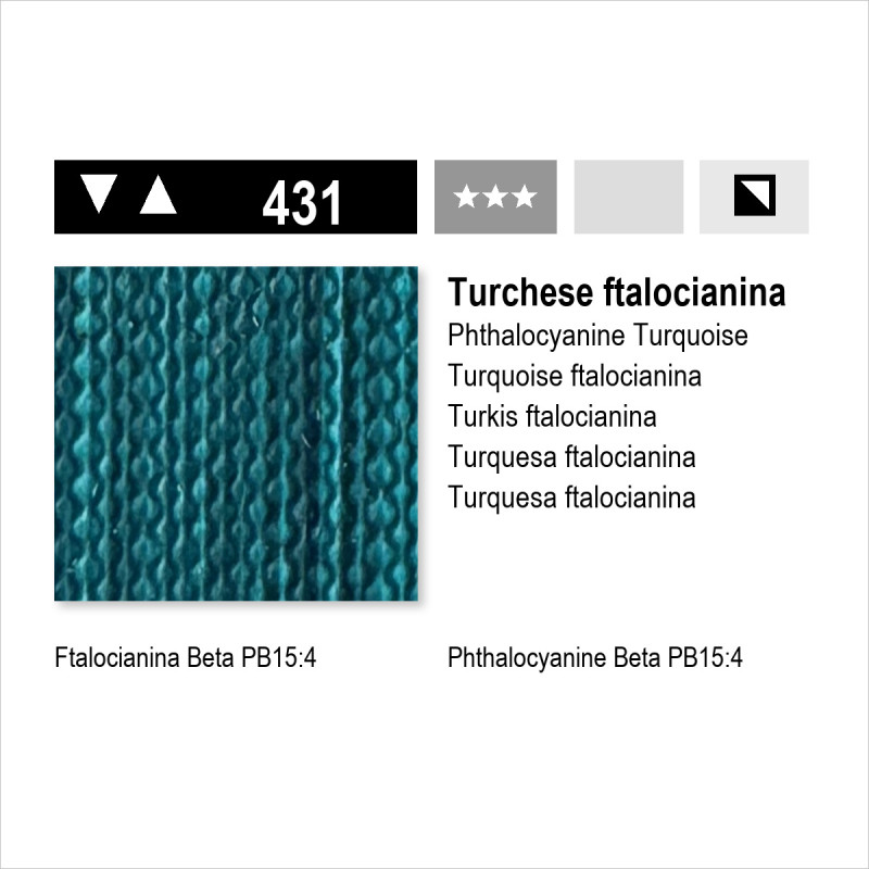 MAIMERI ACRILICO - 431 TURCHESE FTALOCIANINA