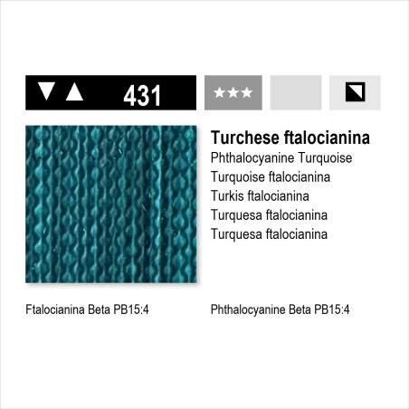 MAIMERI ACRILICO - 431 TURCHESE FTALOCIANINA