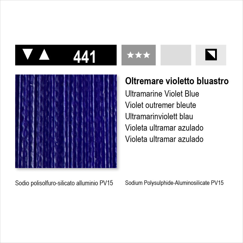MAIMERI ACRILICO - 441 OLTREMARE VIOLETTO BLUASTRO