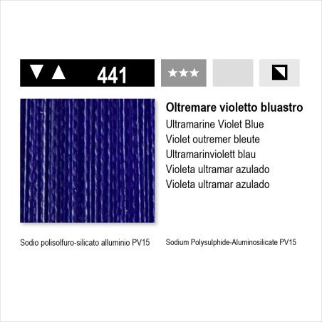 MAIMERI ACRILICO - 441 OLTREMARE VIOLETTO BLUASTRO