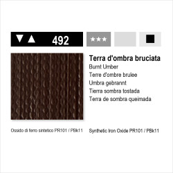 MAIMERI ACRILICO - 492 TERRA D OMBRA BRUCIATA