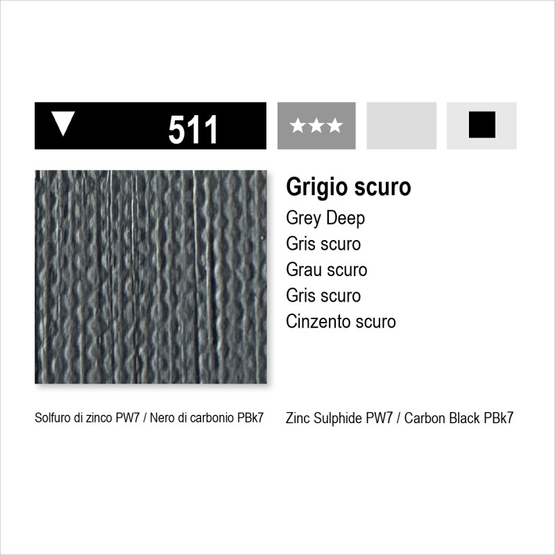 MAIMERI ACRILICO - 511 GRIGIO SCURO