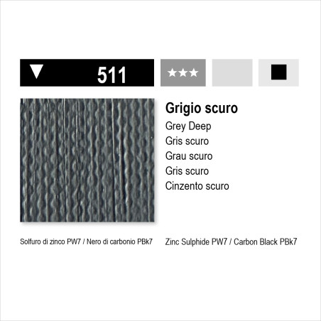 MAIMERI ACRILICO - 511 GRIGIO SCURO