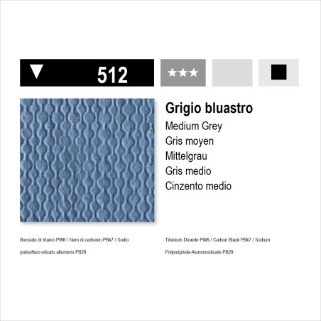 MAIMERI ACRILICO - 512 GRIGIO BLUASTRO