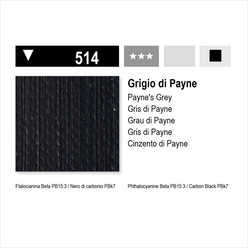 MAIMERI ACRILICO - 514 GRIGIO DI PAYNE