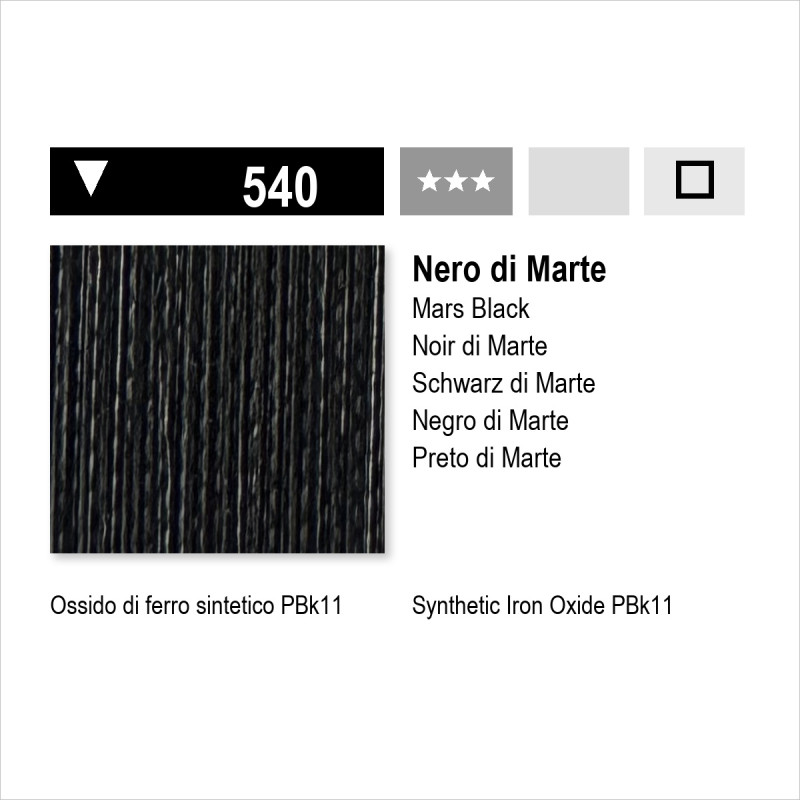 MAIMERI ACRILICO - 540 NERO DI MARTE