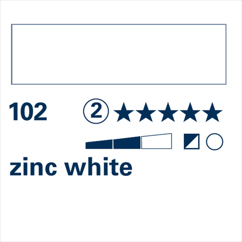 SCHMINCKE MUSSINI - 102 BIANCO DI ZINCO