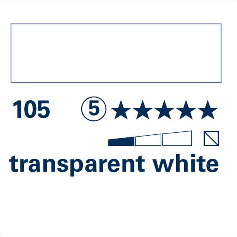 SCHMINCKE MUSSINI - 105 BIANCO TRASPARENTE