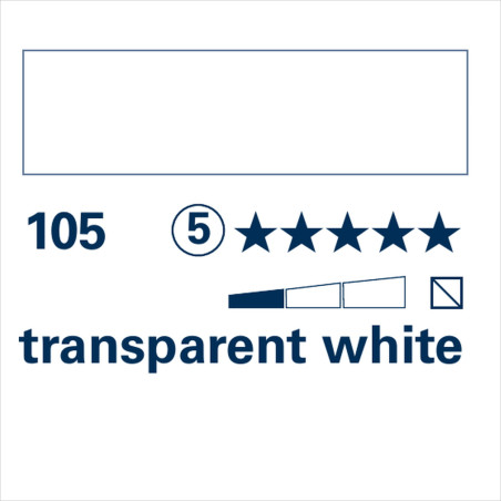 SCHMINCKE MUSSINI - 105 BIANCO TRASPARENTE
