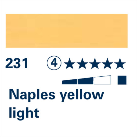 SCHMINCKE MUSSINI - 231 GIALLO DI NAPOLI CHIARO